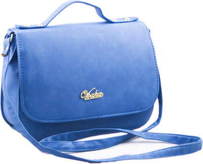 

Voaka Women Casual Blue PU Sling Bag