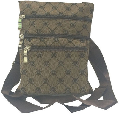 

Amafhh Girls Casual Brown Canvas Sling Bag