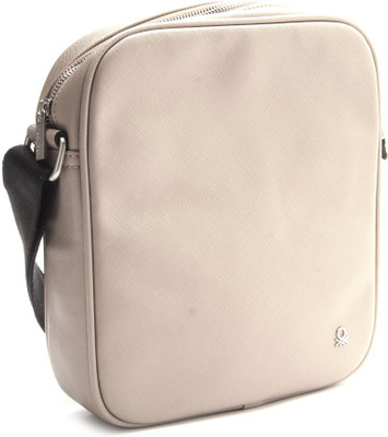 

United Colors of Benetton. Men Casual Brown PU Sling Bag
