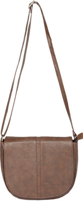 

Etiquette Women Casual Brown Nylon Sling Bag