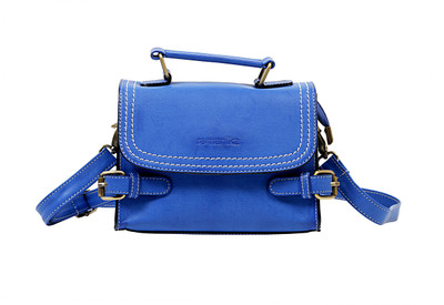 

Remanika Women Casual Blue PU Sling Bag
