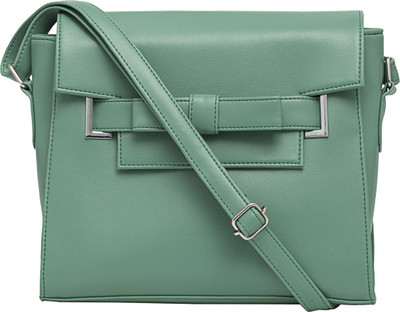

Toteteca Women Casual Green PU Sling Bag