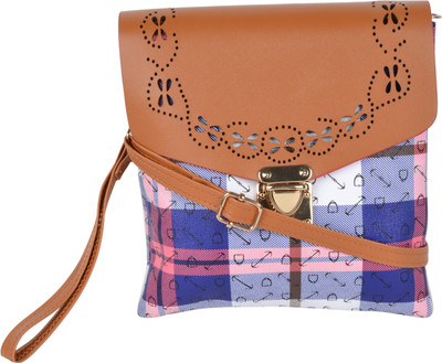

Kleio Women Casual Multicolor PU Sling Bag