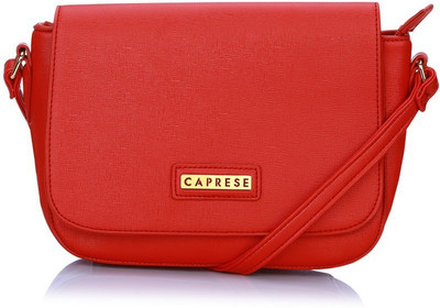 

Caprese Women Casual Red Leatherette Sling Bag