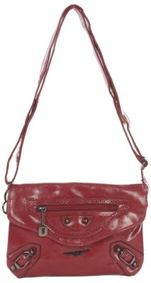 

Lino Perros Women Casual Brown PU Sling Bag