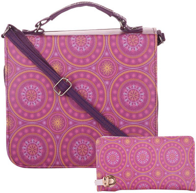 

Cuddle Women Casual Multicolor PU Sling Bag