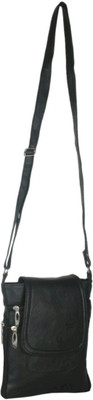 

Anas Girls Casual Black PU Sling Bag