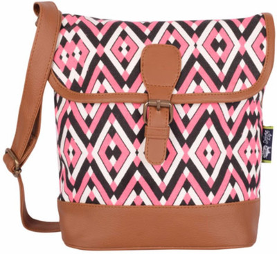 

Kanvas Katha Women Casual Multicolor Canvas Sling Bag