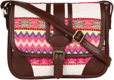 

Pretty Things Women Casual Beige, Tan PU Sling Bag