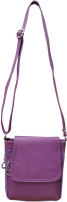 

Kreative Bags Women Casual Purple PU Sling Bag