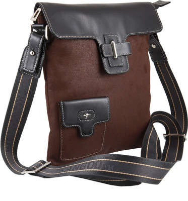 

Kangoo Men & Women Casual Black, Brown Genuine Leather Sling Bag