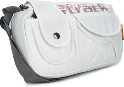 

Fastrack Women Casual White PU Sling Bag