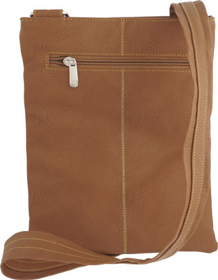 

Fashion Leather Women Tan Leatherette Messenger Bag