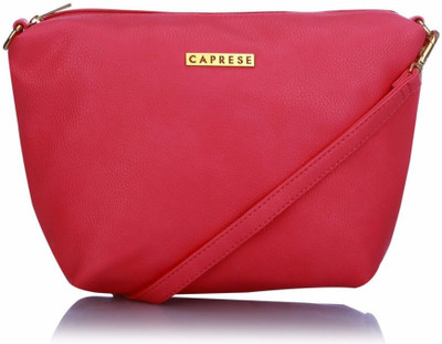 

Caprese Women Casual Pink Leatherette Sling Bag