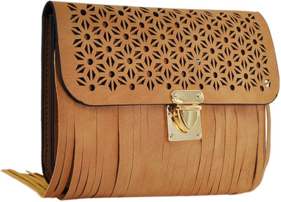 

Hawai Women Casual Beige PU Sling Bag