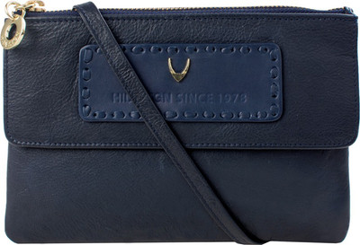 

Hidesign Women Formal Blue Genuine Leather Sling Bag