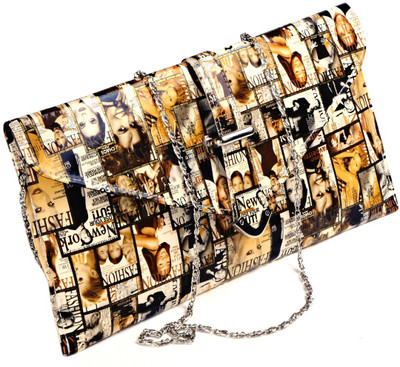 

Manglam Girls Casual Yellow PU Sling Bag