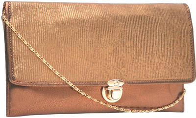 

Hawai Women Evening/Party Brown PU Sling Bag