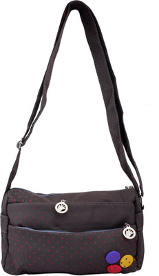 

Super Drool Women Casual Grey PU Sling Bag