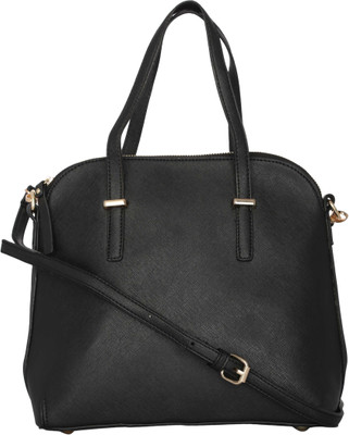 

Kleio Women Casual Black PU Sling Bag