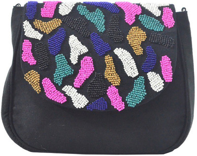 

Pracce Girls Casual Multicolor Silk Sling Bag