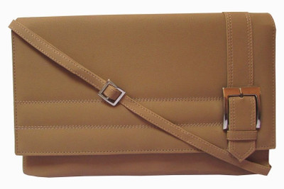 

MTE Women Casual Beige PU Sling Bag