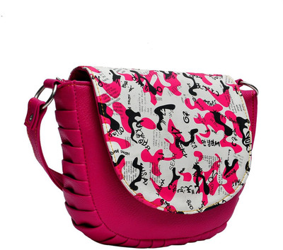 

Hawai Women Casual Pink PU Sling Bag