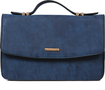 

Diana Korr Women Casual Blue PU Sling Bag