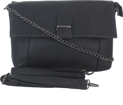 

Alvaro Castagnino Women Casual Black PU Sling Bag
