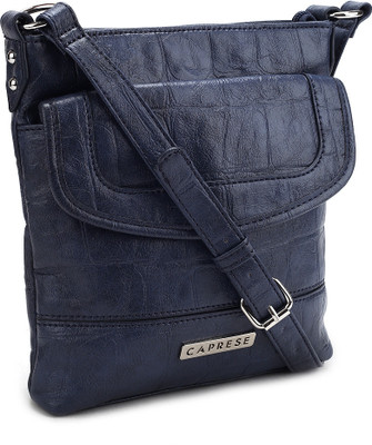 

Caprese Women Casual Blue PU Sling Bag