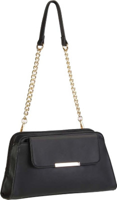 

Lavie Women Evening/Party Black PU Sling Bag