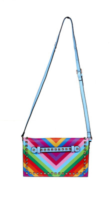 

Shape n Style Women Casual Multicolor PU Sling Bag