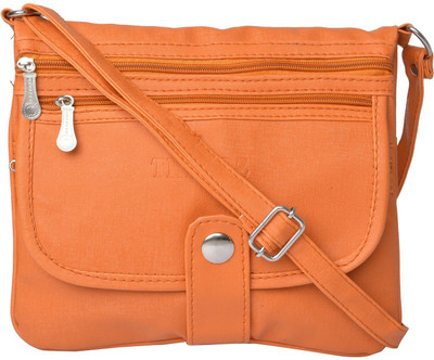 

BSB Trendz Girls Orange PU Sling Bag