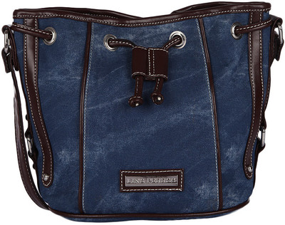 

Lino Perros Women Casual Blue PU Sling Bag