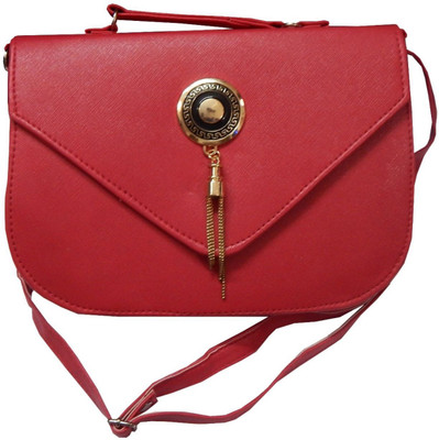 

Navaksha Women Pink PU Sling Bag