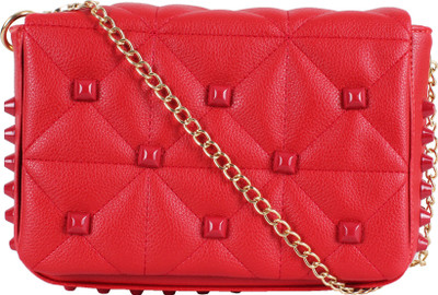 

Kalon Women Evening/Party Red PU Sling Bag