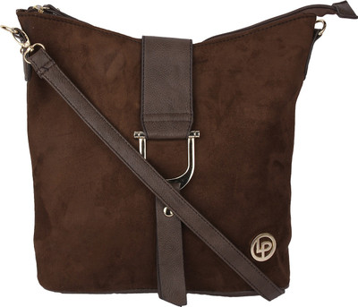 

Lino Perros Women Casual Brown Leatherette Sling Bag