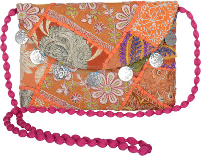 

Jewel Fab Art Women Casual Multicolor Cotton Sling Bag