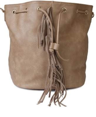 

Kleio Girls Beige Leatherette Sling Bag