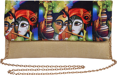 

Decot Paradise Women Evening/Party Beige Silk Sling Bag
