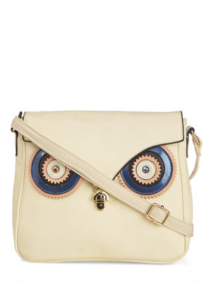 

Vero Couture Women Casual White PU Sling Bag