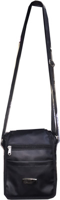 

Apnav Men & Women Formal Black Leatherette Sling Bag