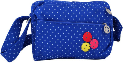 

Super Drool Women Casual Blue PU Sling Bag