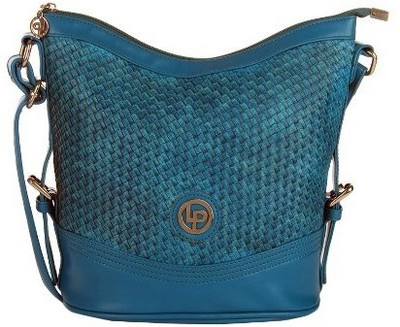 Lino Perros Women Casual Blue PU Sling Bag