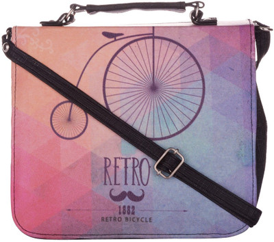 

Cuddle Women Casual Multicolor PU Sling Bag