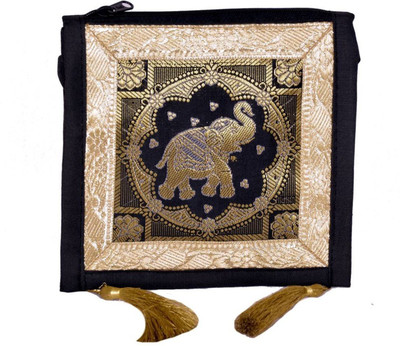 

Maitri Women Casual Multicolor Brocade Sling Bag