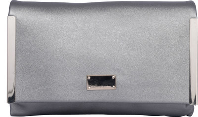 

Kleio Women Evening/Party Grey PU Sling Bag