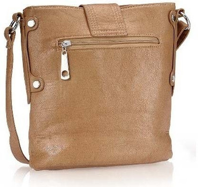 

Lino Perros Women Casual Beige PU Sling Bag