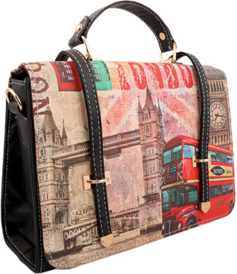 

Legal Bribe Women Casual Black PU Sling Bag