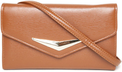 

Addons Women Casual Tan PU Sling Bag
